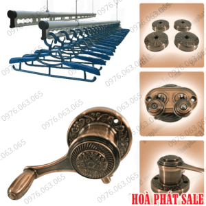 Giàn Phơi Chung Cư Hòa Phát H002 Màu Đồng Cổ