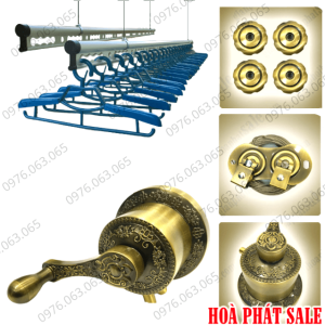 Giàn Phơi Chính Hãng Hòa Phát HP300 Màu Rêu Cổ