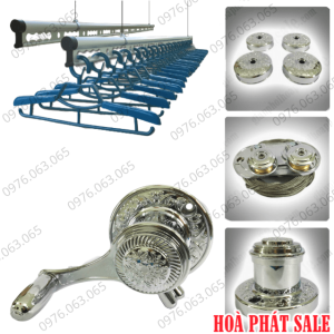 Giàn Phơi Chung Cư Hòa Phát H002 Màu Bạc