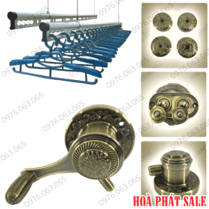 Giàn Phơi Chung Cư Hòa Phát H002 Màu Rêu Cổ