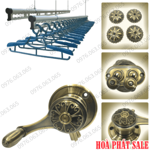 Giàn Phơi Hòa Phát H005 Màu Rêu Cổ
