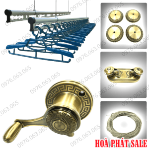 Giàn Phơi Hòa Phát H009 Màu Rêu Cổ